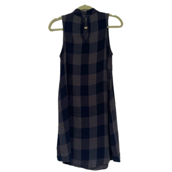 ANTHROPOLOGIE Cloth & Stone Plaid Swing Dress size XS - Picture 6 of 10
